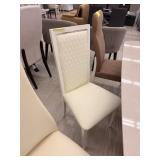 WHITE DINING CHAIRS