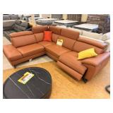 GEA SECTIONAL COUCH W RECLINER - ITALIAN MADE
