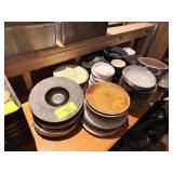 ASSORTED COLORED DISHES