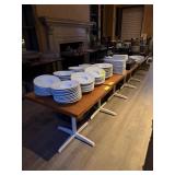 SINGLE BASE WOODEN TABLES