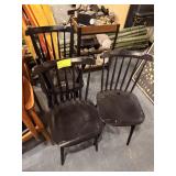 BLACK WOODEN CHAIRS