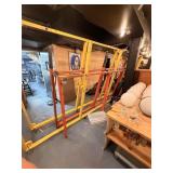 ORANGE METAL CHANDILIER