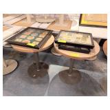 24 INCH WOODEN TABLES