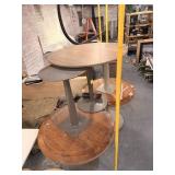 36 INCH ROUND HEAVY BASE WOODEN TABLES