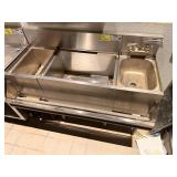 PERLICK UNDERBAR SINK + ICE BINS + SPEED RAIL