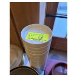 WHITE SMALL LARGE EDGE DISH