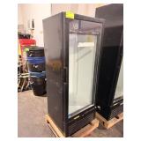 BEVERAGE-AIR SINGLE GLASS DOOR REFRIGERATOR -