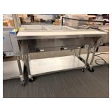 ADVANCE TABCO 3 BAY STEAM TABLE - MODEL HF-3E-120