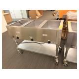 ADVANCE TABCO 3 BAY STEAM TABLE - MODEL HF-3E-120