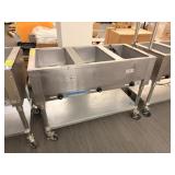 ADVANCE TABCO 3 BAY STEAM TABLE - MODEL HF-3E-120