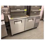 TRUE SS 2 DOOR LOWBOY REFRIGERATOR - TUC - 67 -