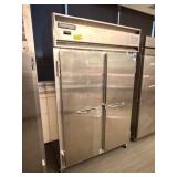 CONTINENTAL SS 2 DOOR REFRIGERATOR W/ PAN SLIDES