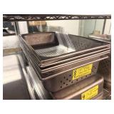 PERFORATED SS FULL SIZE PANS - 6 INCH