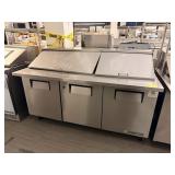 TRUE SS 3 DOOR LOWBOY BAIN MARIE REFRIGERATOR -