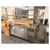 TRUE SS 2 DOOR LOWBOY REFRIGERATOR - MODEL TUC -