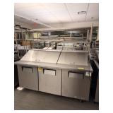 TRUE SS 3 DOOR LOWBOY REFRIGERATOR BAIN MARIE W