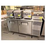 TRUE SS 2 DOOR LOWBOY REFRIGERATOR - MODEL TUC -