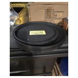 LOT OF ROUND  SERVING TRAYS