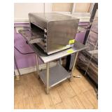 SS TABLE W UNDERSHELF