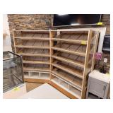 WOODEN SHELF DISPLAY - 50 inch x 76 inch