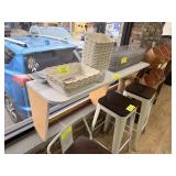 WOODEN COUNTER TABLES - 65 inch x 15 inch