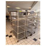 SS SOLID RACKS ON CASTER