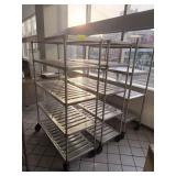 SS SOLID RACKS ON CASTER