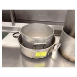 ASSORTED POTS - BRAZER AND STOCK POT