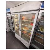 BEVERAGE AIR 2 GLASS DOOR REFRIGERATOR
