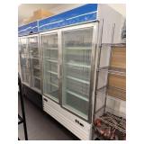 COLDINE 2 GLASS DOOR REFRIGERATOR - MODEL: