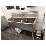 SS 3 COMPARTMENT SINK