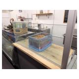 BUTCHER BLOCK W SNEEZE GUARD