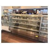 BARKER CO. 6 ft CURVED GLASS PASTRY CASE
