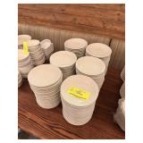 SMALL WHITE PLATES - BREAD AND BUTTER