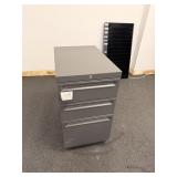 SMALL GRAY FILE CABINET