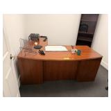 L SHAPE WOODEN OFFICE DESK