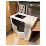 2 DOOR 2 DRAWER BLACK VANITY