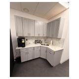 CORNER OFFICE KITCHEN VANITY W SINK
