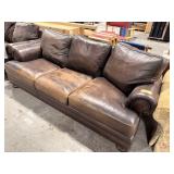 LEATHER 3 SEAT COUCH