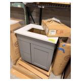 SINGLE DOOR 2 DRAWER VANITY