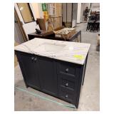 CAMBRIA BLUE BATHROOM CABINET