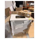 WHITE 3 DOOR VANITY W SINK