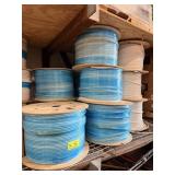 SPOOL OF SINGLE COUNT FIBER WIRE WITH CONDUIT
