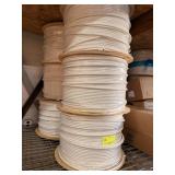 SPOOL OF SINGLE COUNT FIBER WIRE WITH CONDUIT