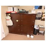 WOODEN OFFICE CABINET
