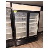 VORTEX 2 GLASS DOOR REFRIGERATOR - MODEL: