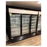 VORTEX 3 GLASS DOOR FREEZER - MODEL: VA-3GDF-B