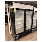 VORTEX 2 GLASS DOOR REFRIGERATOR - VM-2GDR-B-HC