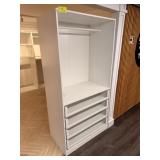 WHITE WOODEN MERCHANDISING SHELF - ASSORTED