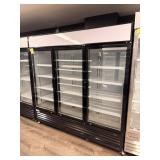 VORTEX 3 GLASS DOOR FREEZER - MODEL: VA-3GDF-B